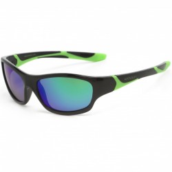Sport 3/8 ani - Black Lime - Ochelari de soare pentru copii -  Koolsun
