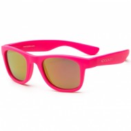 Wave 3/10 ani - Neon Pink - Ochelari de soare pentru copii -  Koolsun