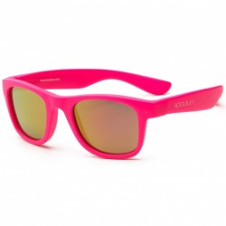 Wave 3/10 ani - Neon Pink - Ochelari de soare pentru copii -  Koolsun
