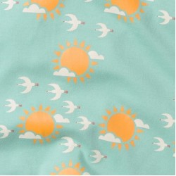 Pantaloni Salvari din bumbac organic - Little Green Radicals - Follow the Sun Joggers 5/6 ani