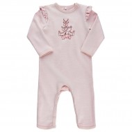 Salopeta fetite din lana merinos si bambus - MeToo - Creme Grey Melange 86 cm Salopeta fetite din lana merinos si bambus - MeToo - Creme Grey Melange 86 cm