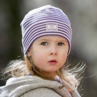 Fes Purple Stripes din lana merinos si matase 46