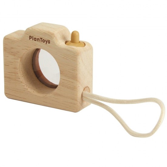 Mini camera foto din lemn Plan Toys Mini camera foto din lemn Plan Toys