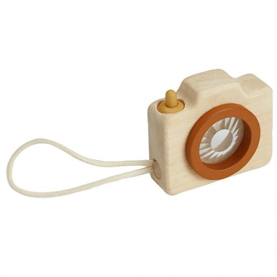 Mini camera foto din lemn Plan Toys Mini camera foto din lemn Plan Toys