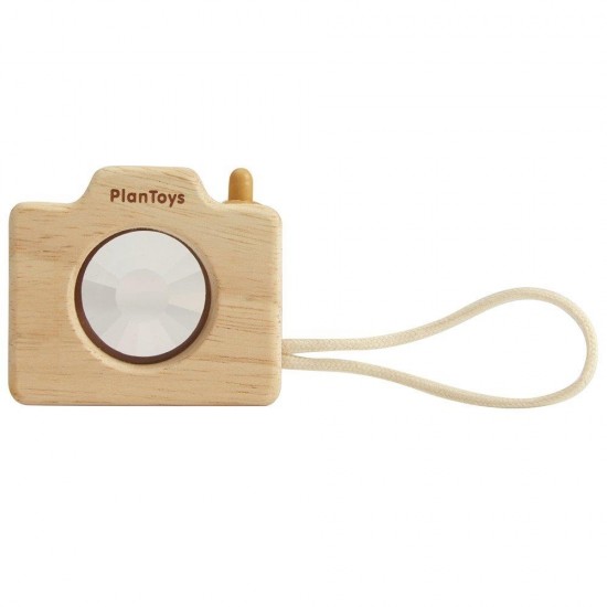 Mini camera foto din lemn Plan Toys Mini camera foto din lemn Plan Toys