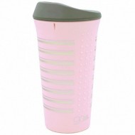 Cana multifunctionala din silicon cu capac - GoSili - Silver Stripe Cana multifunctionala din silicon cu capac - GoSili - Silver Stripe