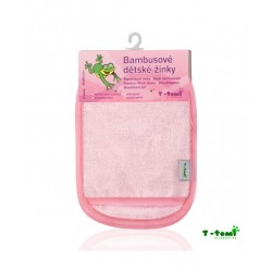 Manusi pentru baia bebelusului - Pink