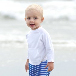 White 3T/4T - Bluza tehnica SPF50+ Breatheasy Stay Cool Green Sprouts by iPlay White 3T/4T - Bluza tehnica SPF50+ Breatheasy Stay Cool Green Sprouts by iPlay