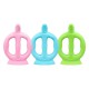 Periuta de dinti cu peri din silicon si manere - Green Sprouts - Green
