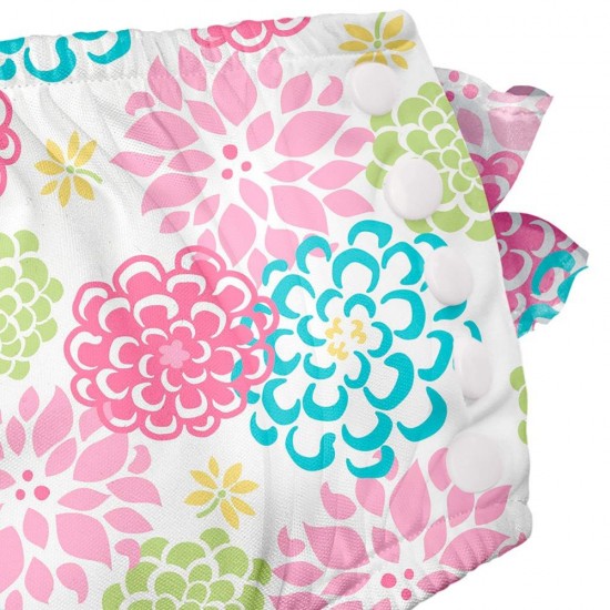 White Zinnia 12 luni - ECO Slip fete SPF 50+ pentru inot (cu volanase) Green Sprouts by iPlay White Zinnia 12 luni - ECO Slip fete SPF 50+ pentru inot (cu volanase) Green Sprouts by iPlay