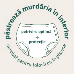 Tea Turtle 4T - ECO Slip copii SPF 50+ refolosibil, cu capse Green Sprouts by iPlay Tea Turtle 4T - ECO Slip copii SPF 50+ refolosibil, cu capse Green Sprouts by iPlay