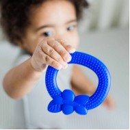 Jucarie pentru dentitie din silicon - Green Sprouts - Blue Blueberry Jucarie pentru dentitie din silicon - Green Sprouts - Blue Blueberry