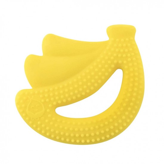 Yellow Banana - Jucarie pentru dentitie din silicon - Green Sprouts Yellow Banana - Jucarie pentru dentitie din silicon - Green Sprouts